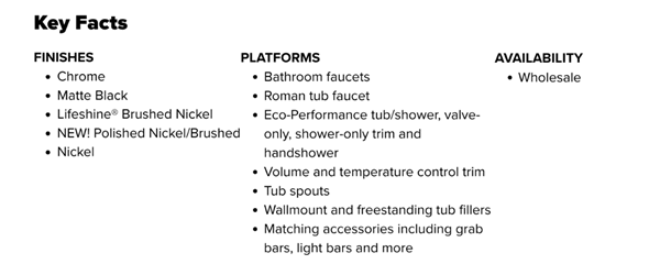 bath products Modern Luxury